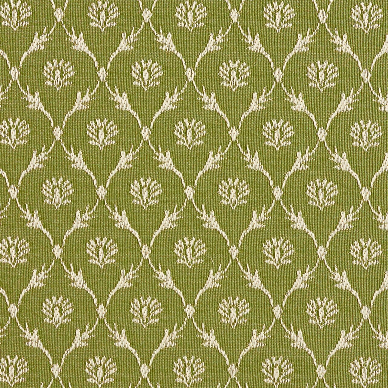 Fern/Trellis - Green Abstract & Geometric,Diamonds,Small Scale Upholstery Fabric 54 Inches"